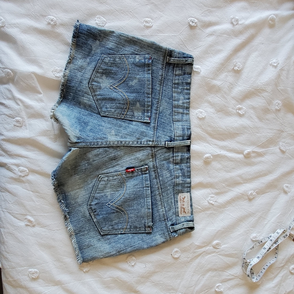 Levi's shorty shorts.